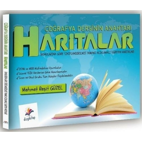 Dizgi Kitap Coğrafya Dersinin Anahtarı Haritalar Mehmet Reşit Güzel