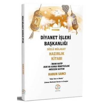 Dizgi Kitap Diyanet Işleri Başkanlığı Sözlü Mülakat Hazırlık Kitabı Harun Sancı