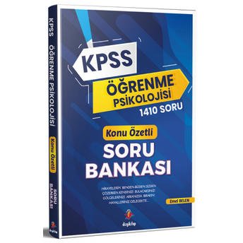 Dizgi Kitap Eğitim Bilimleri Öğrenme Psikolojisi Konu Özetli Soru Bankası Emel Belen