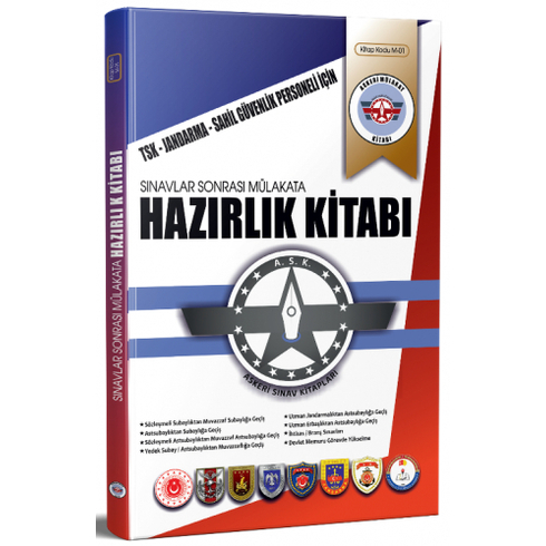 Dizgi Kitap Jandarma, Sahil Güvenlik Komutanlığı Mülakat Hazırlık Kitabı Komisyon