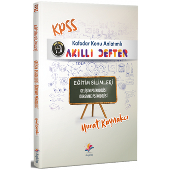 Dizgi Kitap Kpss Eğitim Bilimleri Gelişim Psikolojisi, Öğrenme Psikolojisi Kafadar Akıllı Defter Murat Kaynakçı