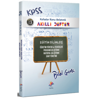 Dizgi Kitap Kpss Eğitim Bilimleri Öğretim Yöntem Teknikleri, Program Geliştirme Kafadar Akıllı Defter Bilal Genç