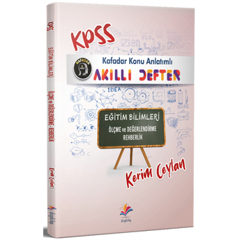 Dizgi Kitap Kpss Eğitim Bilimleri Ölçme Ve Değerlendirme, Rehberlik Kafadar Akıllı Defter Kerim Ceylan