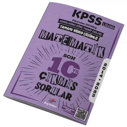 Dizgi Kitap Kpss Matematik Son 10 Yıl Konu Konu Çıkmış Sorular Video Çözümlü Alparslan Doymuş