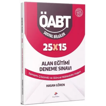 Dizgi Kitap Öabt Sosyal Bilgiler Öğretmenliği Alan Eğitimi 25X15 Deneme Hasan Gören