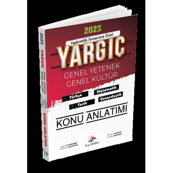 Dizgi Kitap Yayınları 2023 Adli Idari Hakimlik Yargıç Genel Yetenek Genel Kültür Konu Anlatımı Oğuz S. Tarhan