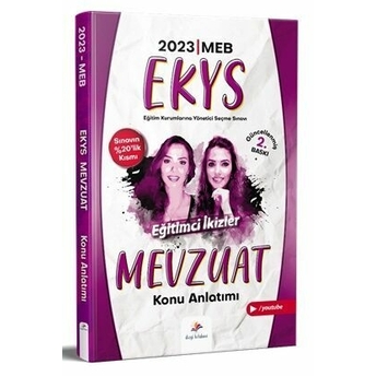 Dizgi Kitap Yayınları 2023 Eğitimci Ikizler Meb Ekys Sınavı Mevzuat Konu Anlatımı Deniz Ünal