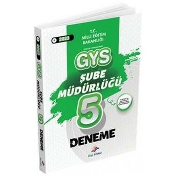 Dizgi Kitap Yayınları 2023 Gys Milli Eğitim Bakanlığı Şube Müdürlüğü 5 Deneme Komisyon