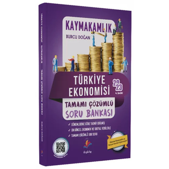 Dizgi Kitap Yayınları 2023 Kaymakamlık Türkiye Ekonomisi Soru Bankası Çözümlü Burcu Doğan