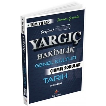 Dizgi Kitap Yayınları 2023 Yargıç Adli Idari Hakimlik Tarih Tüm Yıllar Çıkmış Sorular Celalettin Uray