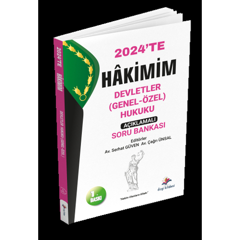 Dizgi Kitap Yayınları 2024 Hakimim Devletler Genel Özel Hukuku Açıklamalı Soru Bankası Serhat Güven