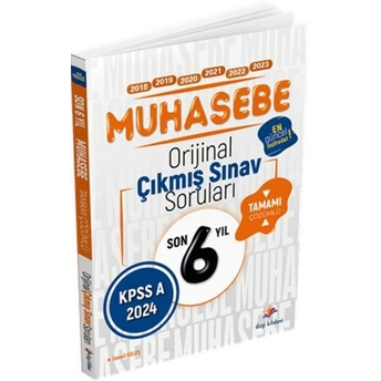 Dizgi Kitap Yayınları 2024 Kpss A Muhasebe Son 6 Yıl Tamamı Çözümlü Orijinal Çıkmış Sorular Ismail Keleş