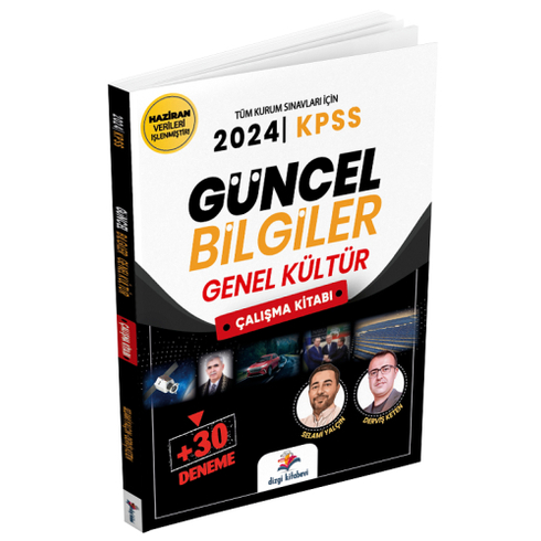 Dizgi Kitap Yayınları 2024 Kpss Güncel Bilgiler, Genel Kültür 30 Denene Ilaveli Konu Anlatımlı Çalışma Kitabı Derviş Keten