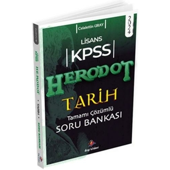 Dizgi Kitap Yayınları 2024 Kpss Tarih Lisans Herodot Soru Bankası Celalettin Uray