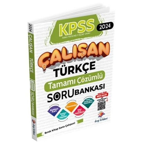 Dizgi Kitap Yayınları 2024 Kpss Türkçe Çalışan Tamamı Çözümlü Soru Bankası Komisyon