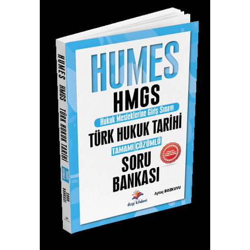 Dizgi Kitap Yayınları 2025 Humes Hmgs Türk Hukuk Tarihitamamı Çözümlü Soru Bankası Aytaç Bozkuyu