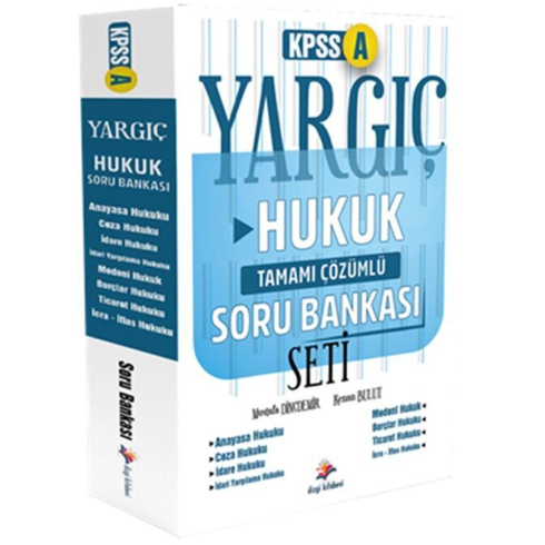 Dizgi Kitap Yayınları 2025 Yargıç Kpss A Hukuk Tamamı Çözümlü Soru Bankası Seti Mustafa Dinçdemir