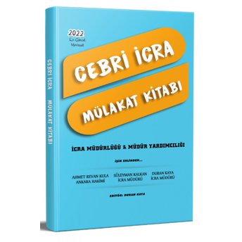 Dizgi Kitap Yayınları Cebri Icra Icra Müdürlüğü Ve Müdür Yardımcılığı Mülakat Kitabı Duran Kaya