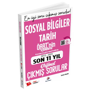 Dizgi Kitap Yayınları Öabt'Nin Rehberi Sosyal Bilgiler Öğretmenliği Tarih Son 11 Yıl Çıkmış Sorular Video Çözümlü Selami Yalçın