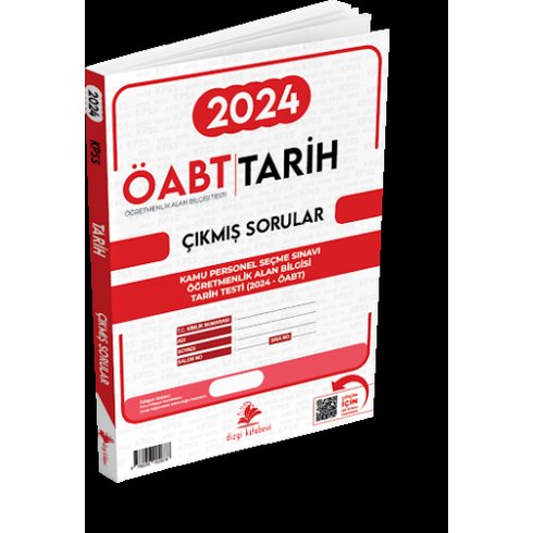 Dizgi Kitap Yayınları Öabt Tarih Video Çözümlü 2024 Sınavı Tek Fasikül Orijinal Çıkmış Sorular Selami Yalçın