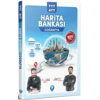 Dizgi Kitap Yayınları Tyt Ayt Coğrafya Harita Bankası Tuncay Aslan