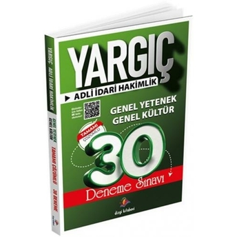 Dizgi Kitap Yayınları Yargıç Adli Idari Hakimlik Sınavlarına Özel Genel Yetenek Genel Kültür 30 Deneme Sınavı Komisyon