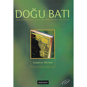 Doğu Batı Dergisi Sayı:22 Edebiyat Üstüne