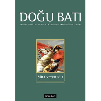 Doğu Batı Dergisi Sayı:38 Milliyetçilik-1