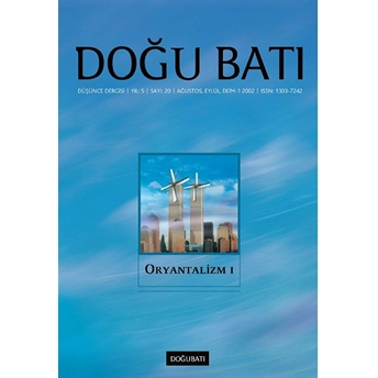 Doğu Batı Düşünce Dergisi Sayı: 20 Oryantalizm - 1