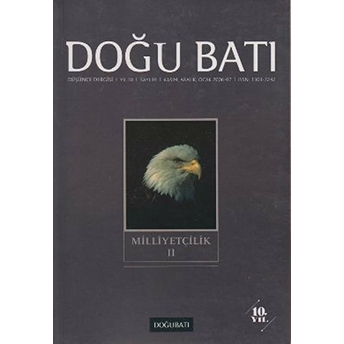 Doğu Batı Düşünce Dergisi Sayı: 39 Milliyetçilik 2