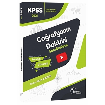 Doktrin Yayınları 2021 Kpss Tamamı Çözümlü Coğrafyanın Doktrini Soru Bankası - Rıza Akın Kayar