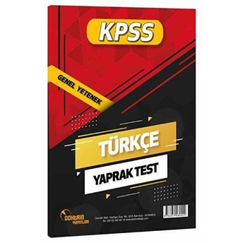 Doktrin Yayınları Türkçe Yaprak Test