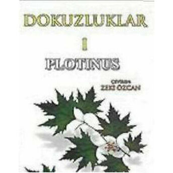 Dokuzluklar 1 Plotinus Zeki Özcan