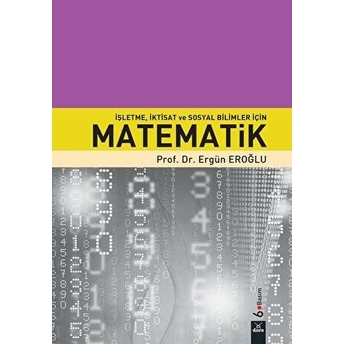 Dora Işletme Iktisat Ve Sosyal Bilimler Için Matematik Ergün Eroğlu