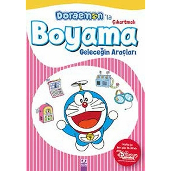 Doraemonla Çıkartmalı Boyama Geleceğin Araçları Kolektif