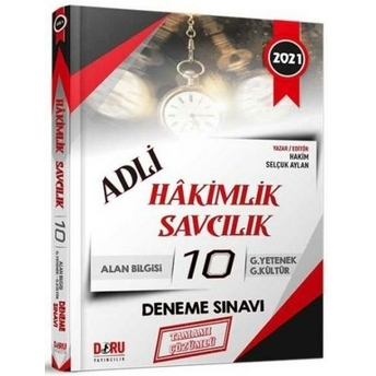 Doru Yayınları 2021 Adli Hakimlik Ve Savcılık 10 Deneme Çözümlü Selçuk Aylan