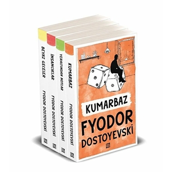 Dostoyevski 4'Lü Set - 4 Kitap Takım Fyodor Mihayloviç Dostoyevski