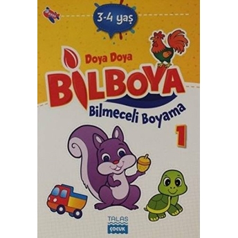 Doya Doya Bil Boya - Bilmeceli Boyama 1 - 3-4 Yaş Kolektıf