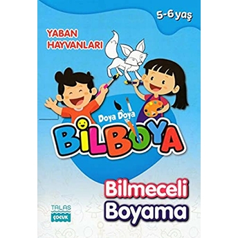 Doya Doya Bil Boya - Bilmeceli Boyama Yaban Hayvanları - 5-6 Yaş Kolektıf