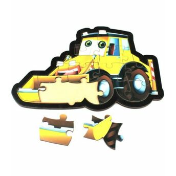 Dozer Puzzle - Ahşap