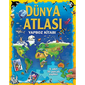 Dünya Atlası / Yapboz Kitabı Kate Cuthbert