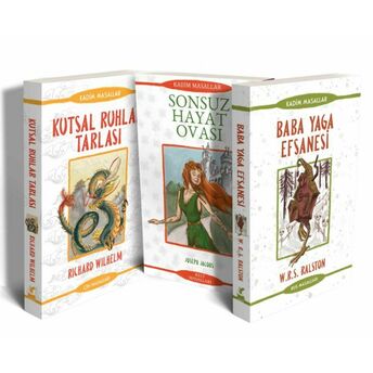 Dünya Masalları Seti (Rus-Çin-Kelt) 3 Kitap Joseph Jacobs, W.r.s. Ralston, Richard Wilhelm