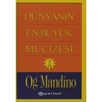 Dünyanın En Büyük Mucizesi Cep Boy Og Mandino