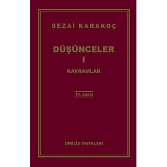 Düşünceler 1 / Kavramlar Sezai Karakoç