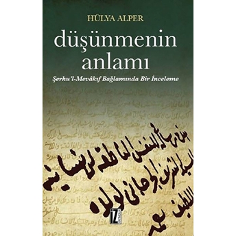 Düşünmenin Anlamı Hülya Alper