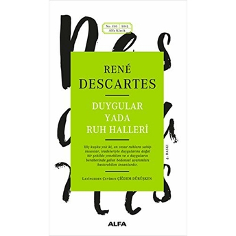 Duygular Ya Da Ruh Halleri Descartes