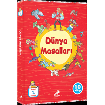 Düz Yazılı Dünya Masalları (10 Kitap Takım) Kolektif