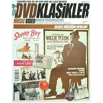 Dvd Klasikler Dergisi Sayı: 24 Blues Müziğin Devleri Kolektif