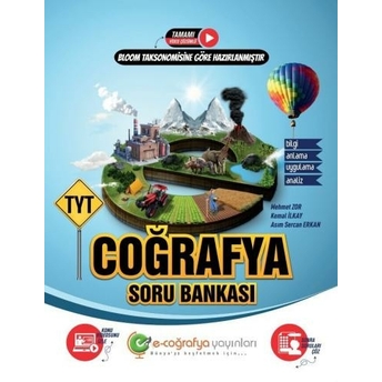 E-Coğrafya Yayınları Tyt Coğrafya Soru Bankası Kemal Ilkay