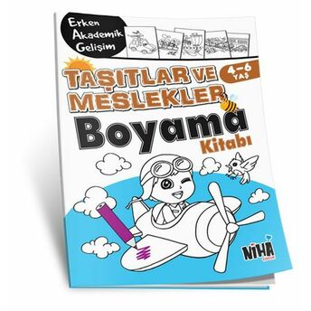 Eag Taşıtlar Ve Meslekler Boyama Kitabı 4-6 Yaş Kolektıf